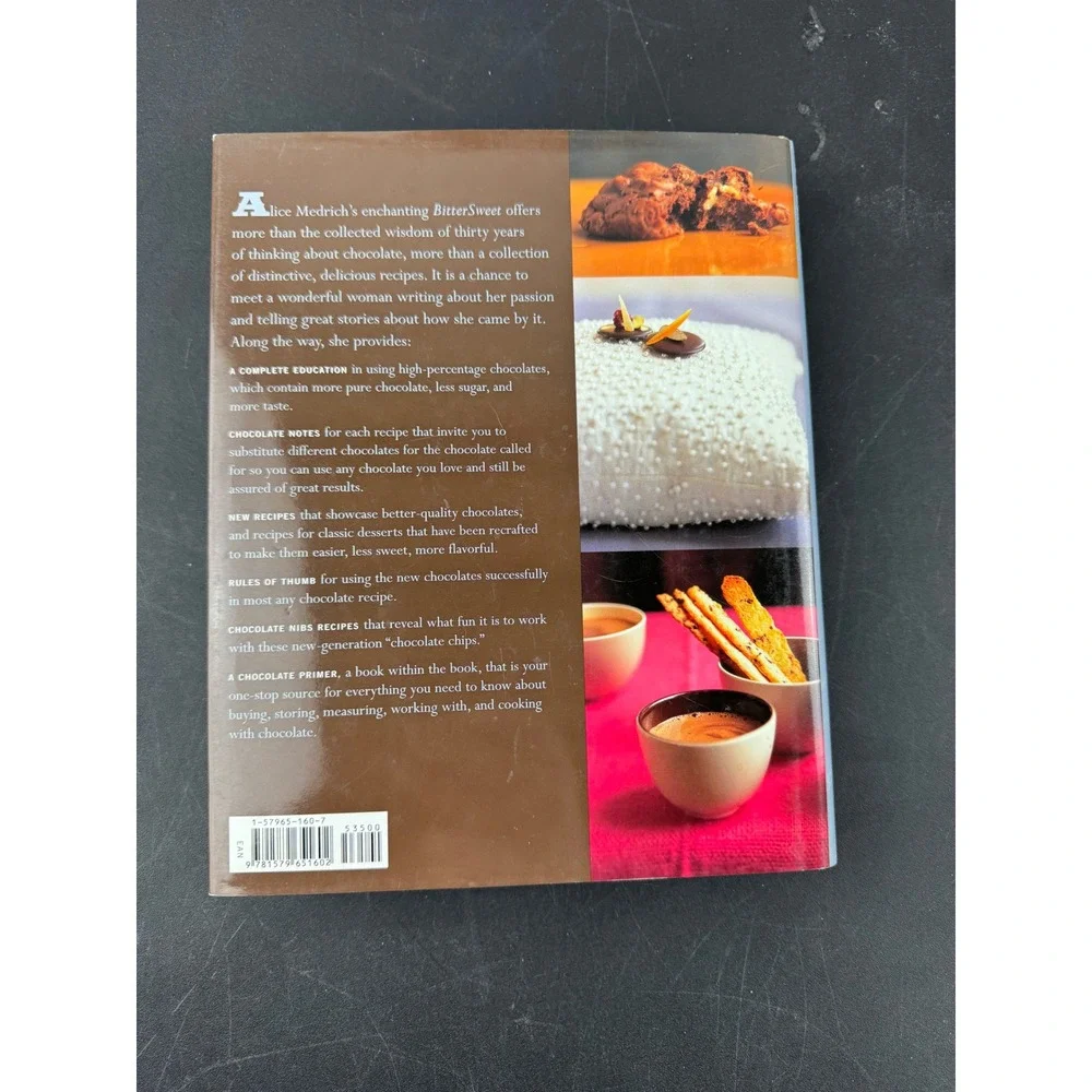 Alice Medrich Bittersweet Recipes and Tales from a Life‎ in Chocolate Cookbook